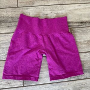 NVGTN Vibrant Pink High-Waisted Shorts